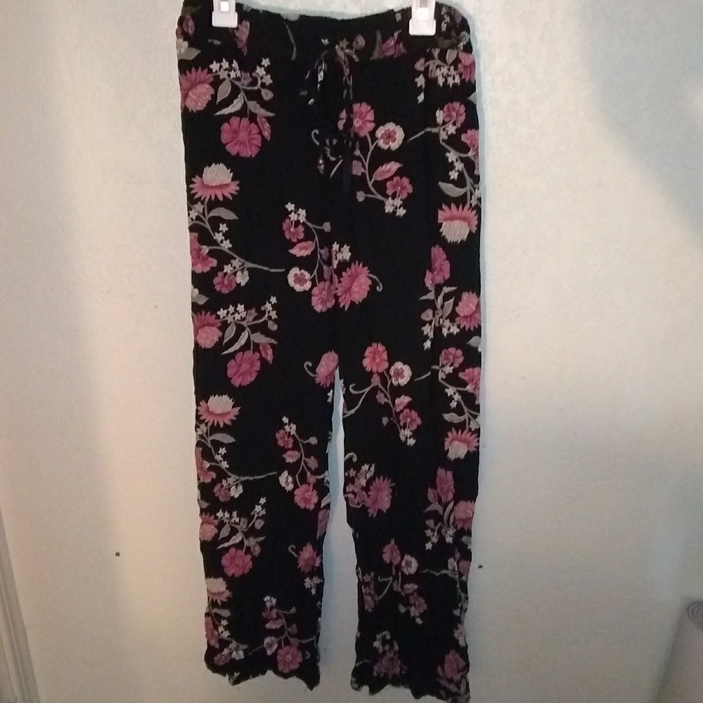 Floral Boho Drawstring Pants